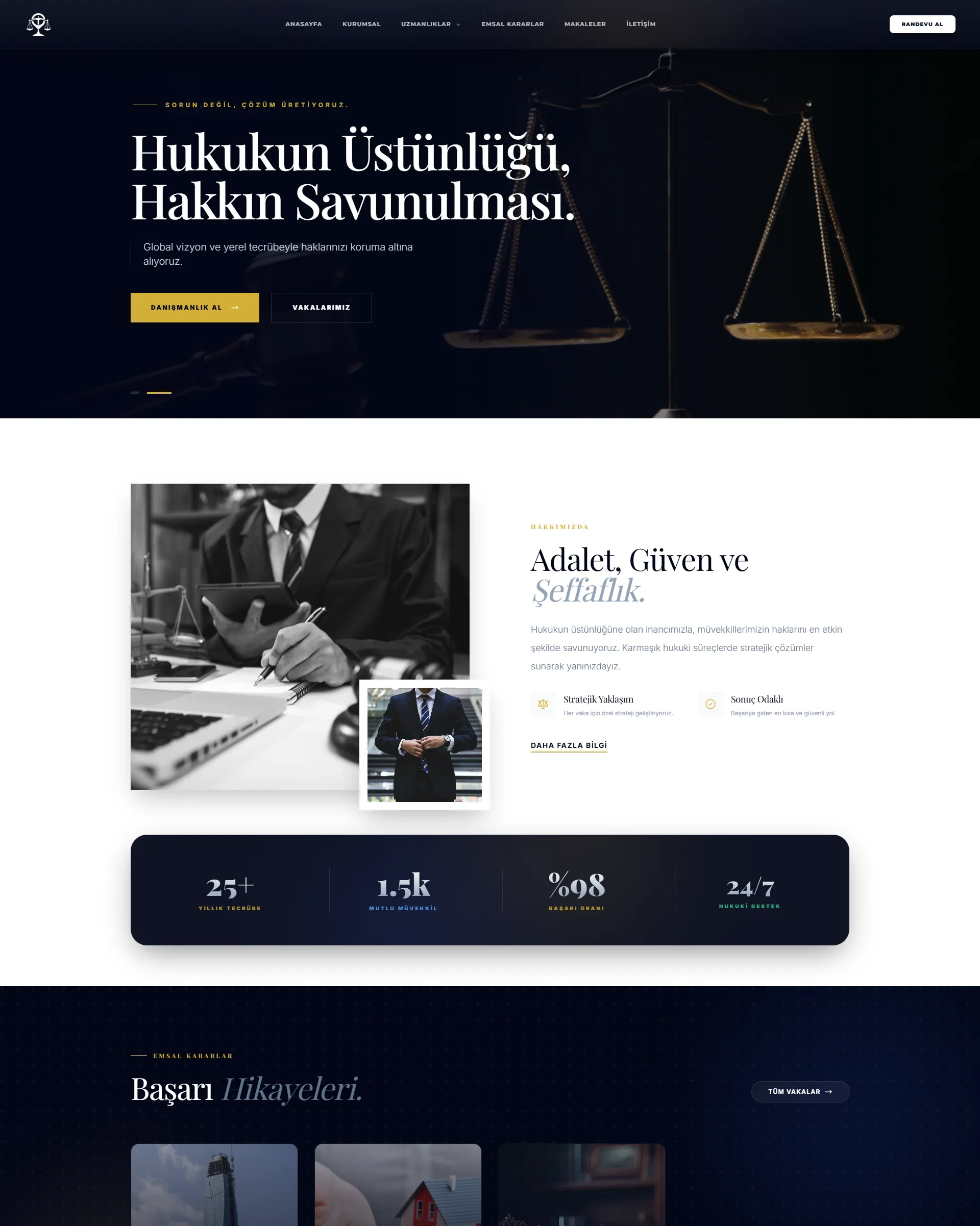 Avukat - Hukuk Bürosu Scripti